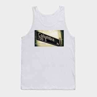 Columbia Avenue, Los Angeles, California by Mistah Wilson Tank Top